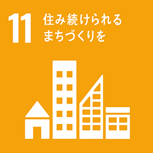 11: 住み続けられるまちづくりを